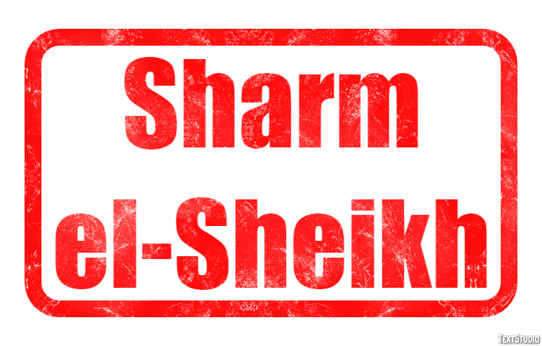 Sharm el-Sheikh Efekt tekstowy