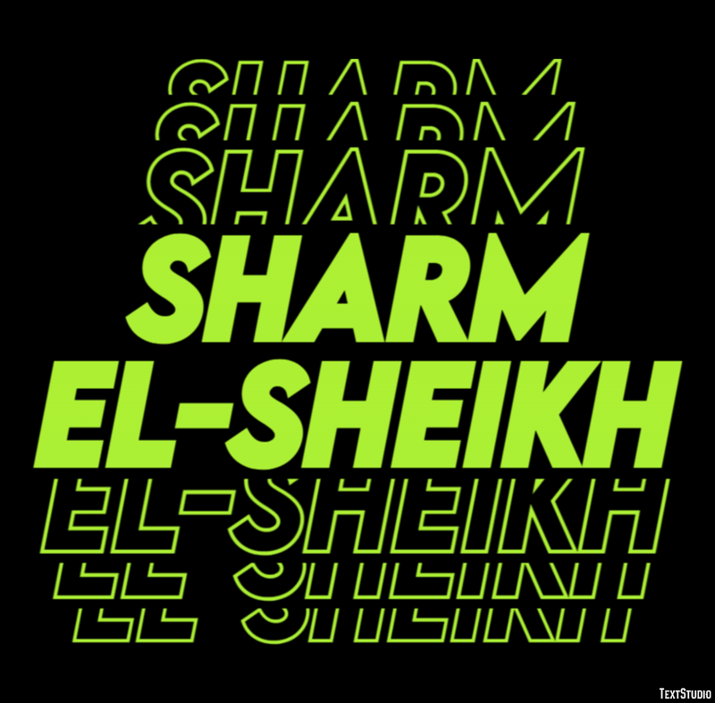 Sharm el-Sheikh Efekt tekstowy