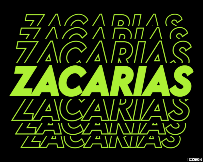 Zacarias Efekt tekstowy