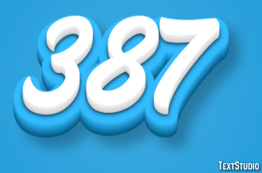 387 テキスト効果