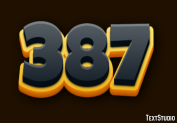 387 Text Effect