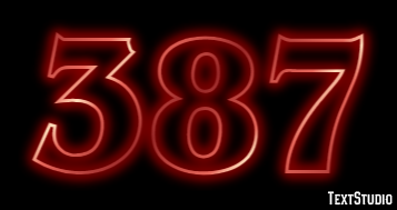 387 テキスト効果