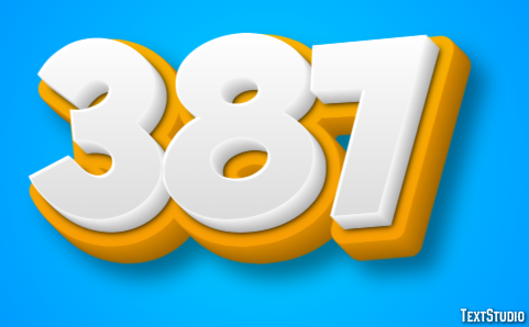 387 Text Effect