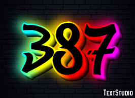 387 テキスト効果