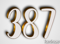 387 Text Effect