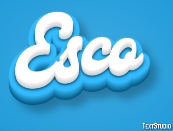 Esco Text effect