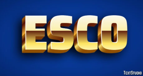 Esco Text effect