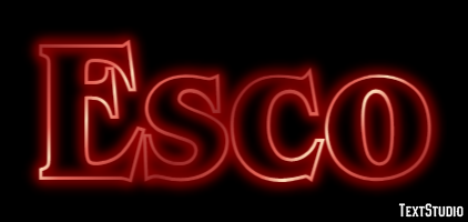 Esco Text Effect