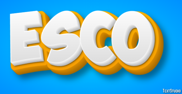 Esco Text Effect