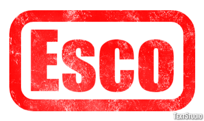Esco Text Effect
