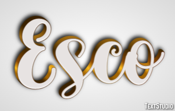Esco Text effect