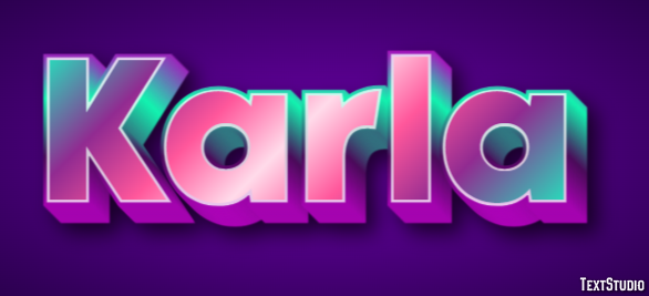 Karla Text Effect