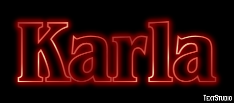Karla Text Effect