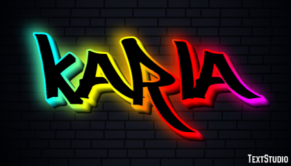 Karla Text effect