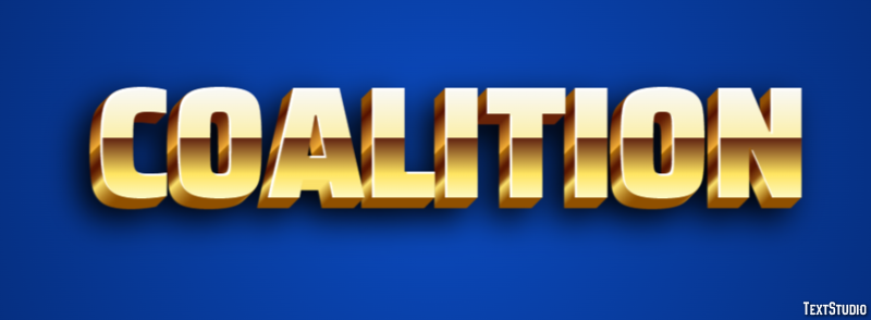 Coalition Text Effect