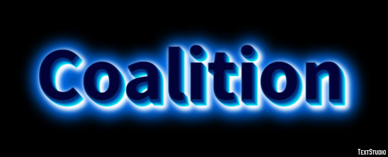 Coalition Text Effect