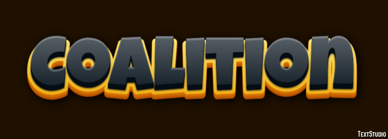 Coalition Text Effect