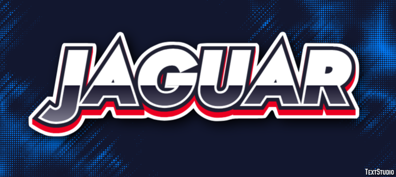 Jaguar Text Effect