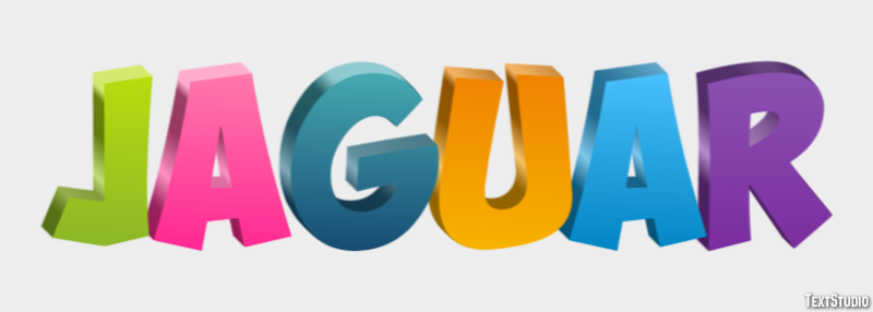 Jaguar Text Effect