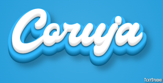 Coruja Tekst effect