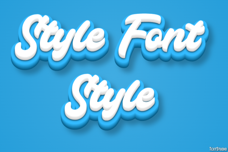 Style Font Style Text Effect