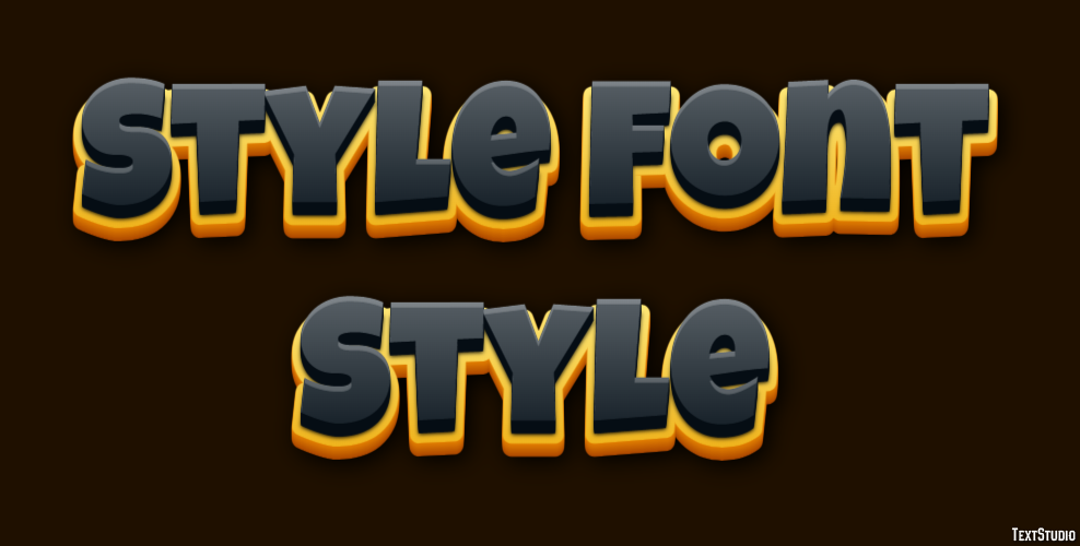 Style Font Style Text Effect