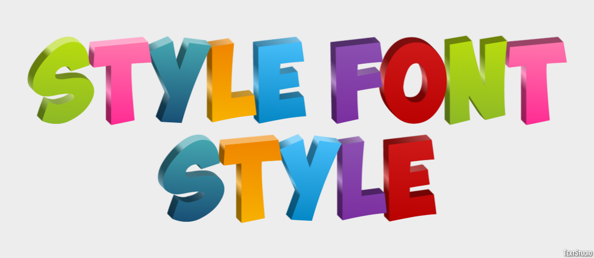 Style Font Style Text Effect