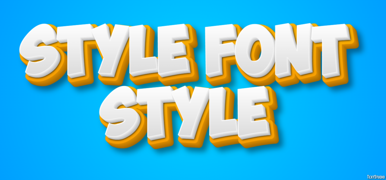 Style Font Style Text Effect