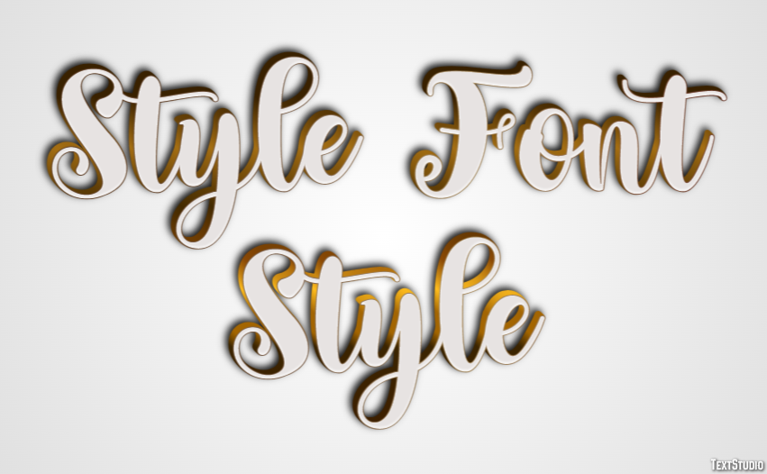 Style Font Style Text Effect