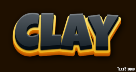 Clay Effetto testo