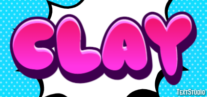 Clay Text Effect