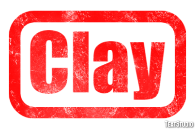 Clay Text Effect