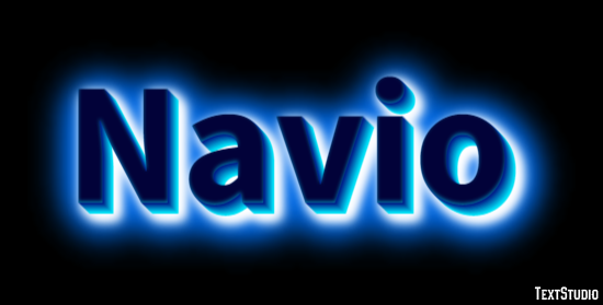 Navio Efeito de texto