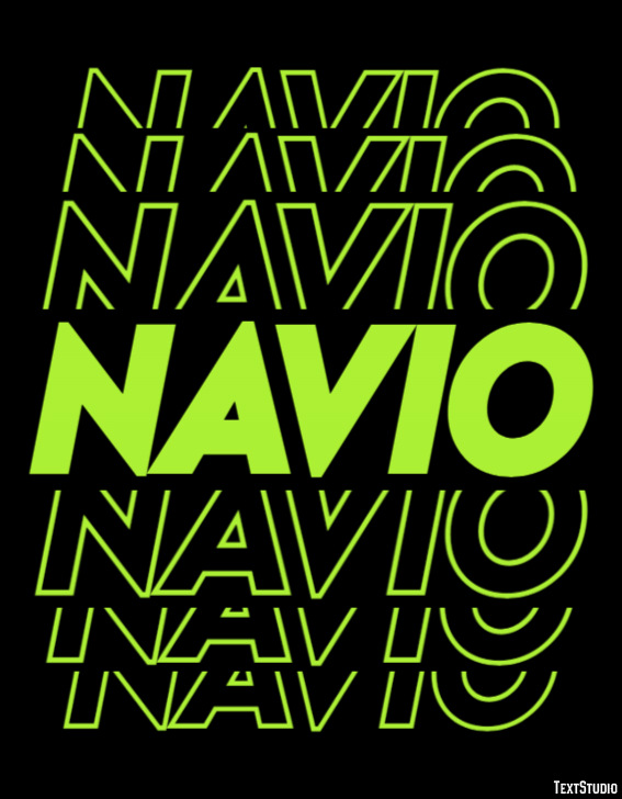 Navio Efeito de texto