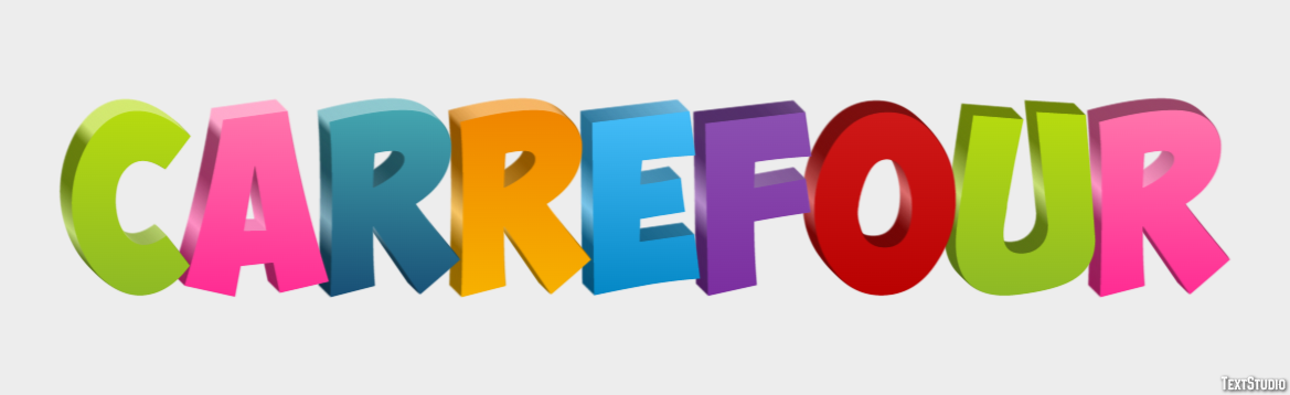 Carrefour Text Effect
