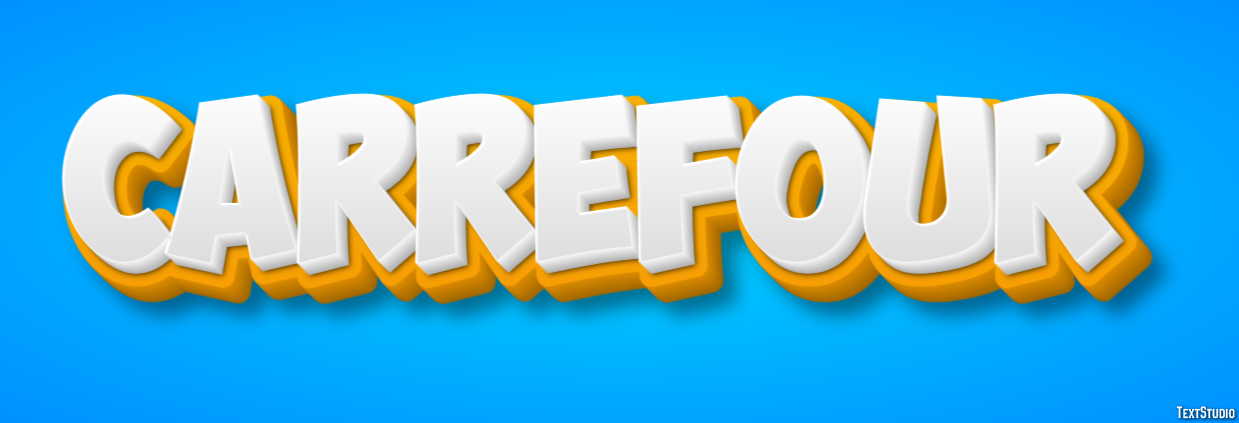 Carrefour Text Effect