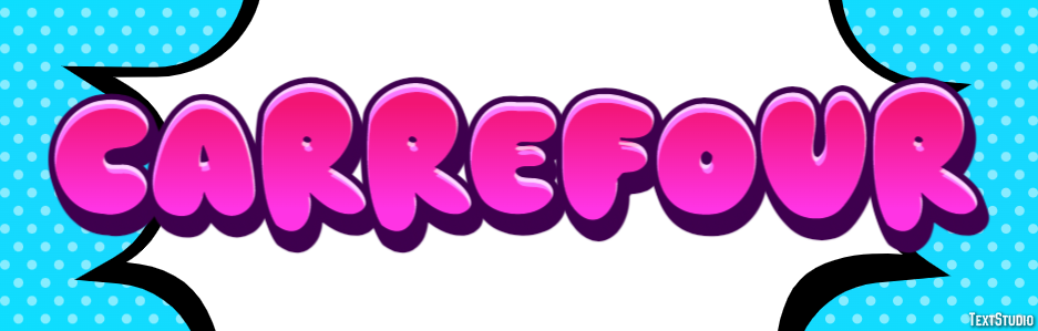 Carrefour Text effect