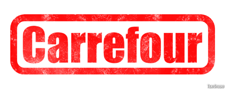 Carrefour Text Effect