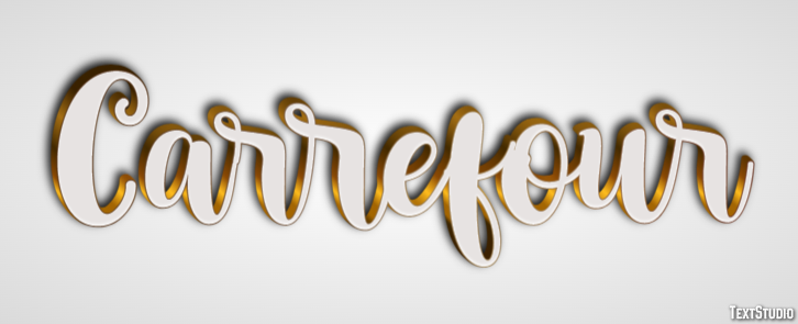 Carrefour Text Effect