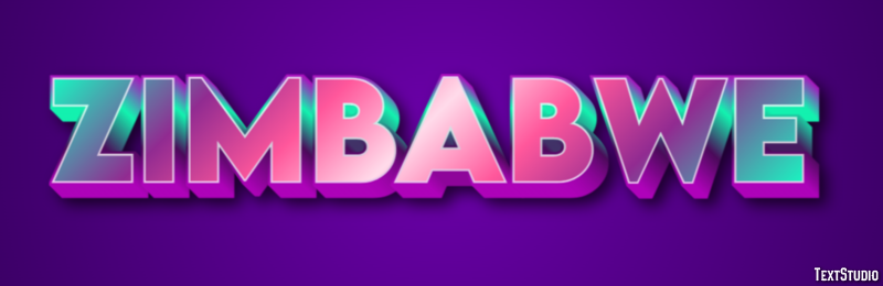 Zimbabwe Effet de texte