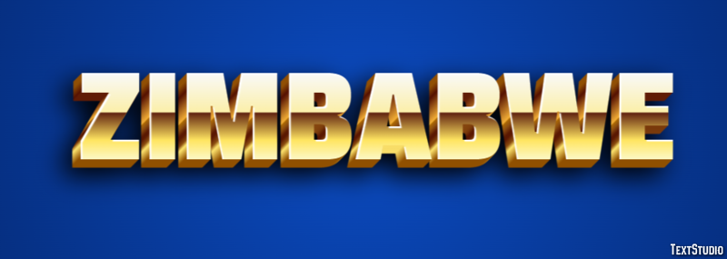 Zimbabwe Text Effect