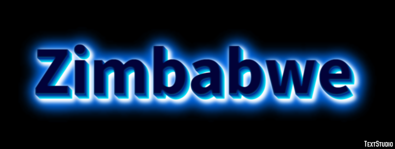 Zimbabwe Text Effect