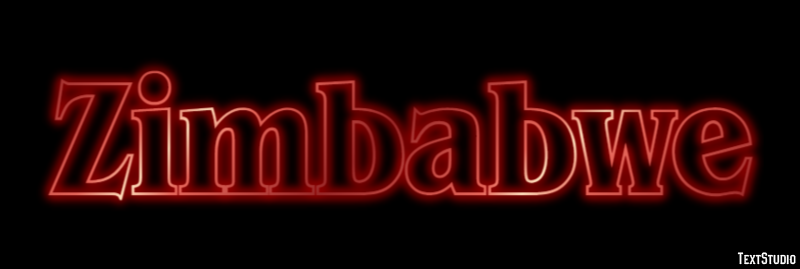 Zimbabwe Text Effect