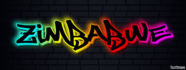 Zimbabwe Text Effect