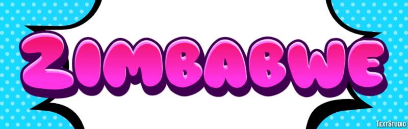 Zimbabwe Texteffekt