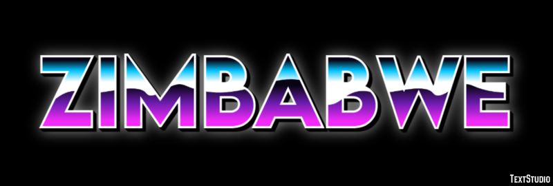 Zimbabwe Texteffekt