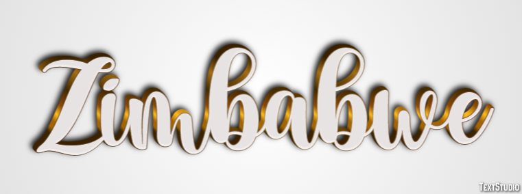 Zimbabwe Text Effect