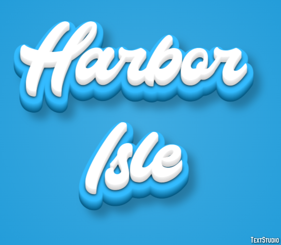 Harbor Isle Efekt tekstowy