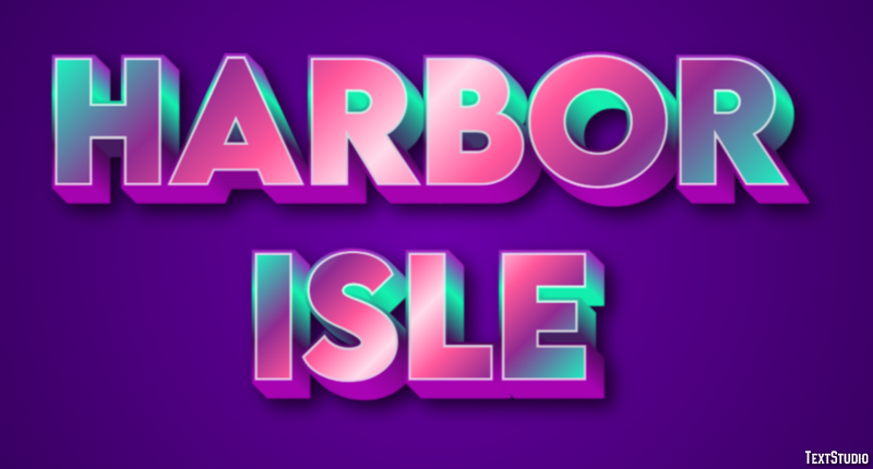 Harbor Isle Texteffekt