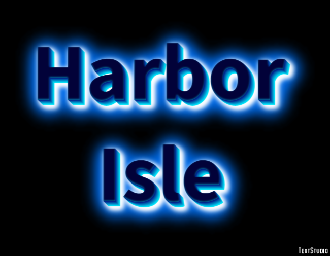 Harbor Isle Efekt tekstowy